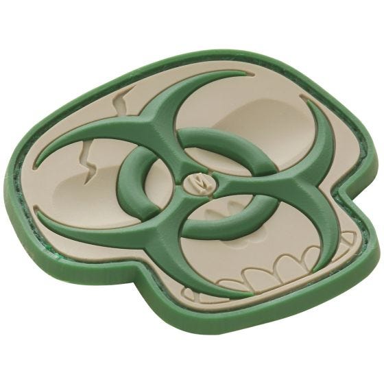 Maxpedition Biohazard Skull Moralemærke - Arid