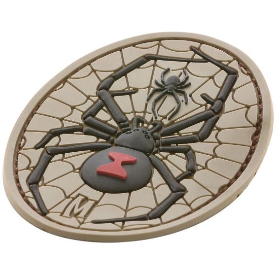 Maxpedition Black Widow Moralemærke - Arid