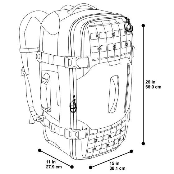 Maxpedition Ironstorm Adventure Rejsetaske - Tan