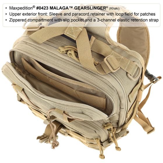 Maxpedition Malaga Gearslinger - Sort