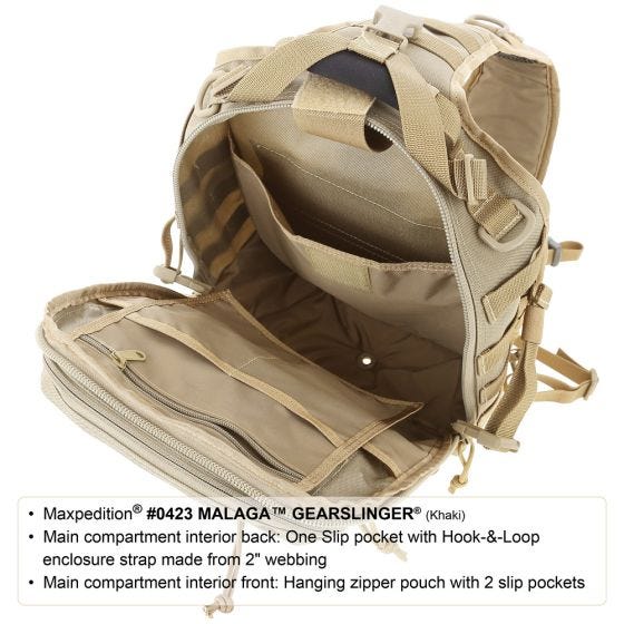 Maxpedition Malaga Gearslinger - Sort