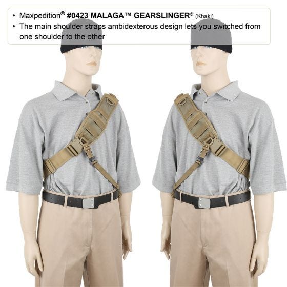 Maxpedition Malaga Gearslinger - Sort