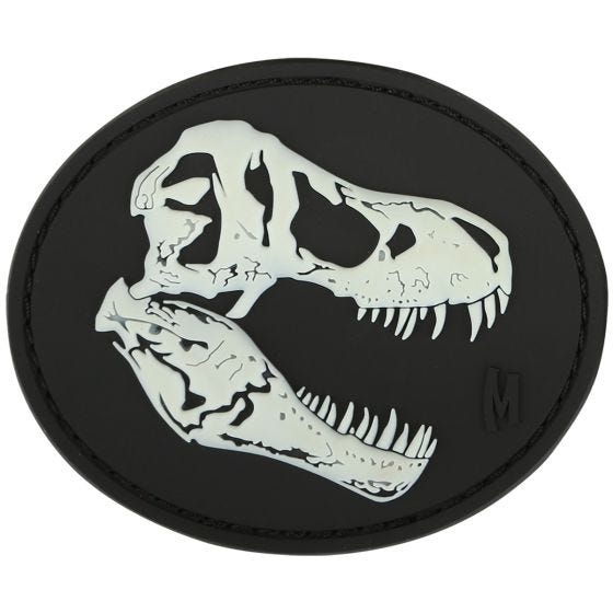 Maxpedition T-Rex Skull Moralemærke - GLOW