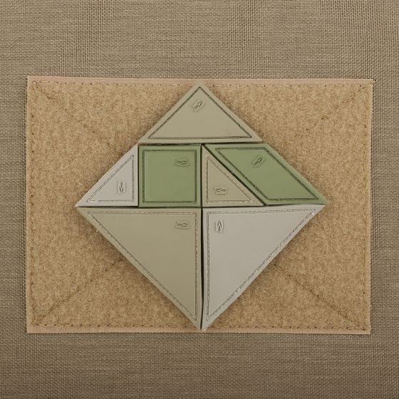 Maxpedition Tangram 7-Piece Moralemærke - Arid