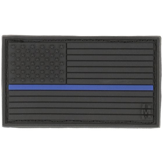 Maxpedition USA Flag Lille Moralemærke - LE Thin Blue Line