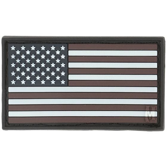 Maxpedition USA Flag Lille Moralemærke - GLOW