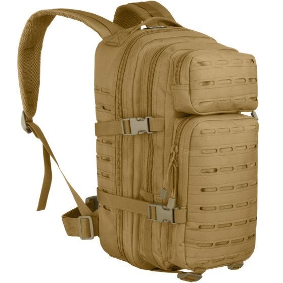 MFH Assault I Rygsæk Laser - Coyote Tan