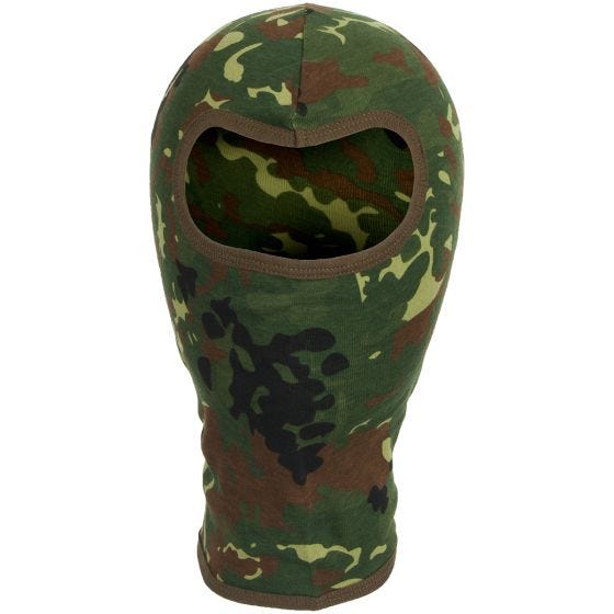 MFH Balaclava med 1 Hul Letvægtsbomuld - Flecktarn