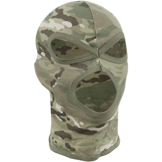 MFH Balaclava med 3 Huller Letvægtsbomuld - Operation Camo