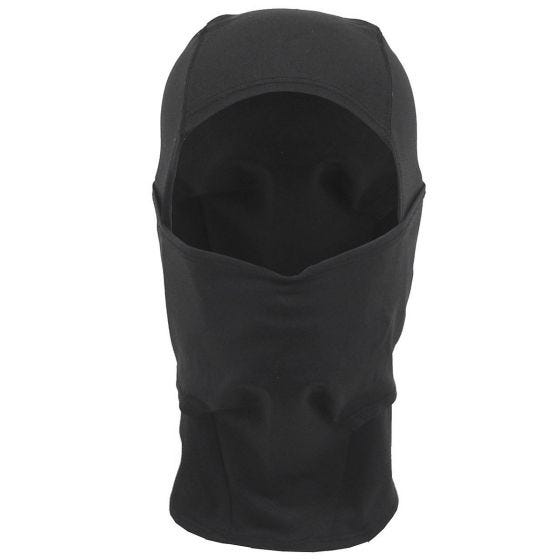 MFH Balaclava med 1 Hul Letvægtsspandex - Sort