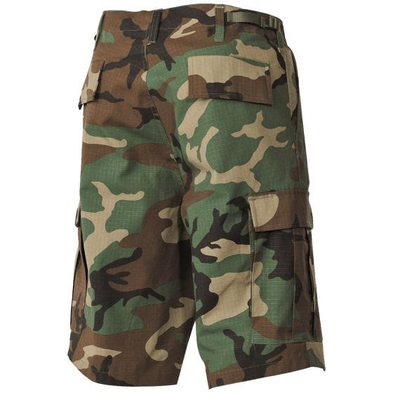 MFH US BDU Bermudashorts Ripstop - Woodland