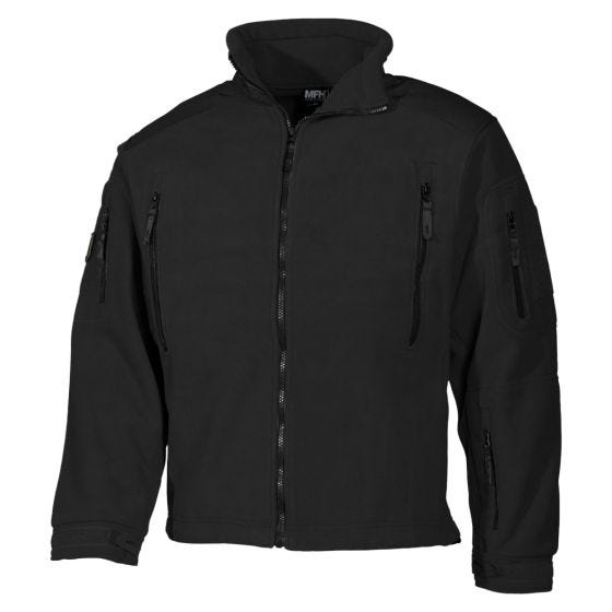 MFH Heavy Strike Fleece-jakke - Sort