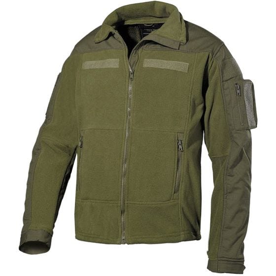 MFH US Combat Fleece-jakke - Olivenfarvet