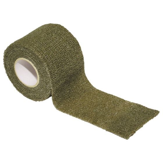 MFH Selvklæbende Camouflagetape I Stof 5 cmx4,5 m OD Green