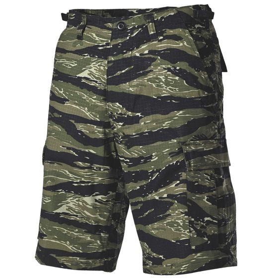 MFH US BDU Bermudashorts Ripstop - Tiger Stripe