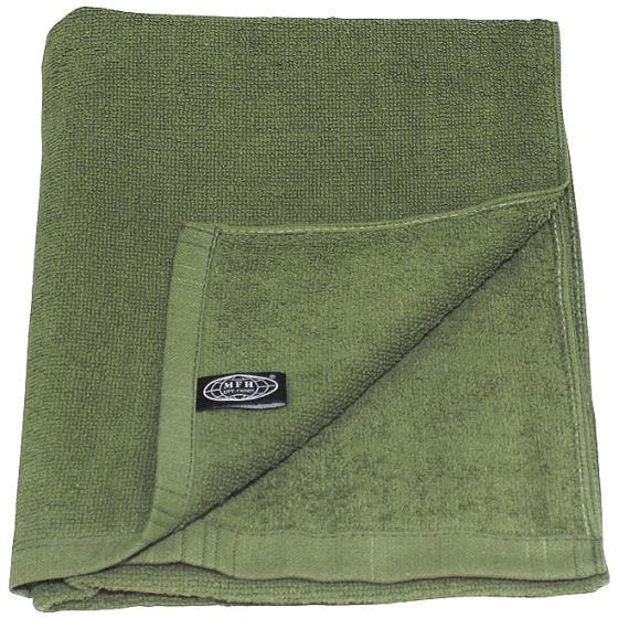 MFH Frotté-håndklæde 110x50 cm - OD Green