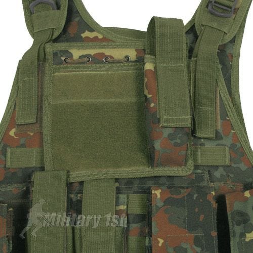 MFH Ranger MOLLE Taktisk Vest - Flecktarn
