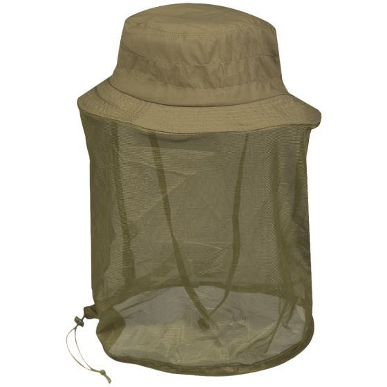 Mil-Tec Boonie Hat with Mosquito Net Coyote