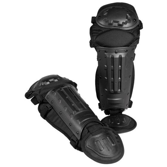 Mil-Tec Anti-Riot Benskinner - Sort
