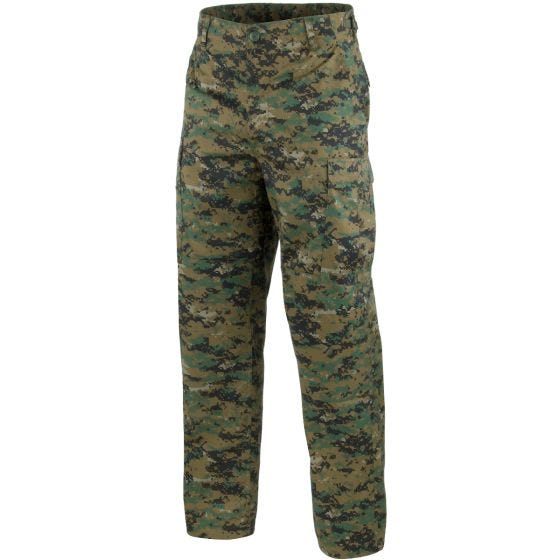 Mil-Tec BDU Kampbukser - Digital Woodland