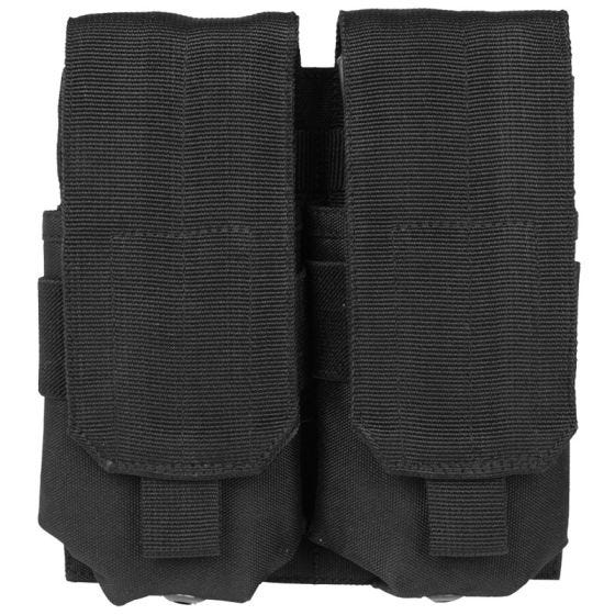 Mil-Tec M4/M16 MOLLE Dobbelt Magasinpung - Sort