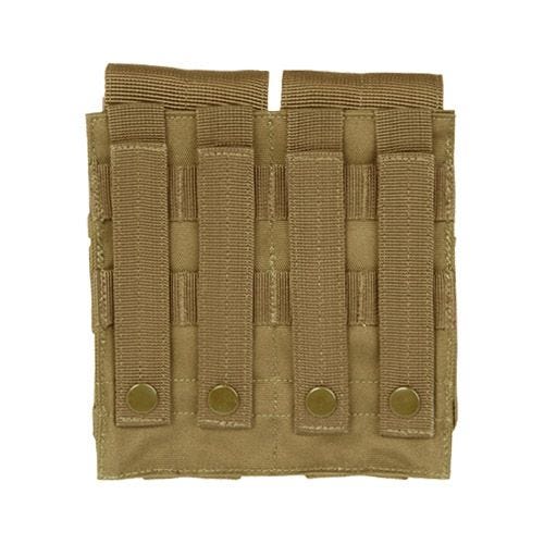 Mil-Tec Double M4/M16 Magazine Pouch MOLLE Coyote