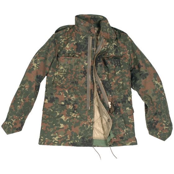 Mil-Tec Classic M65 US Jakke - Flecktarn