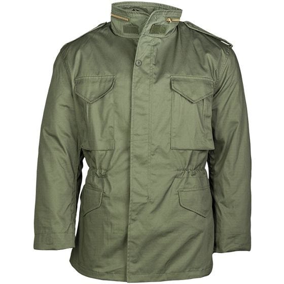 Mil-Tec Classic M65 US Jakke - Olivenfarvet