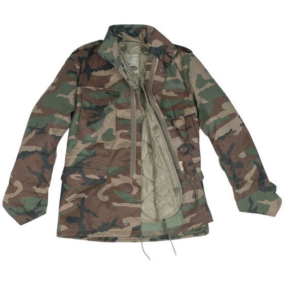 Mil-Tec Classic M65 US Jakke - Woodland