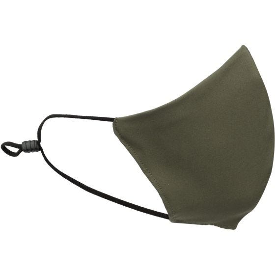 Mil-Tec Mund-/næsedækken I V-form Elastisk Olivenfarvet