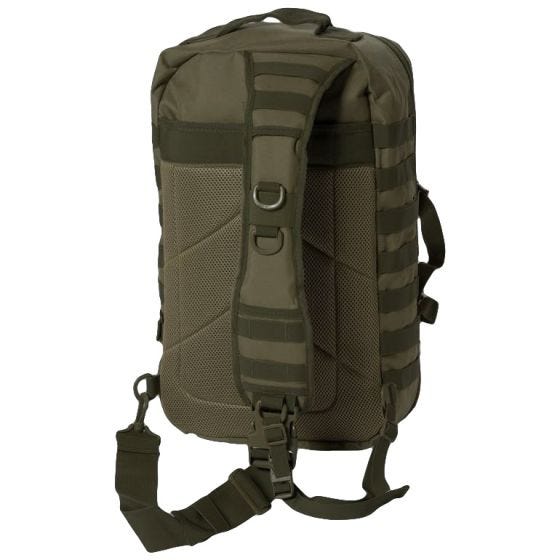 Mil-Tec Stor Assaultpakke med En Strop - Olivenfarvet