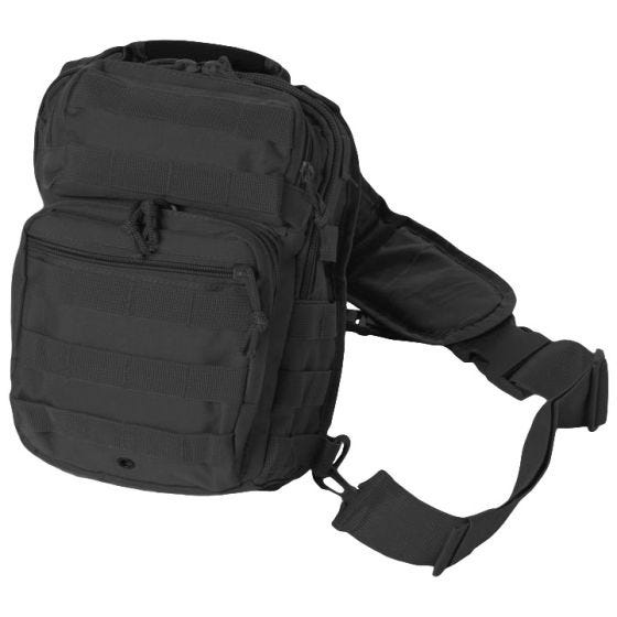 Mil-Tec Lille Assaultpakke med En Strop - Sort