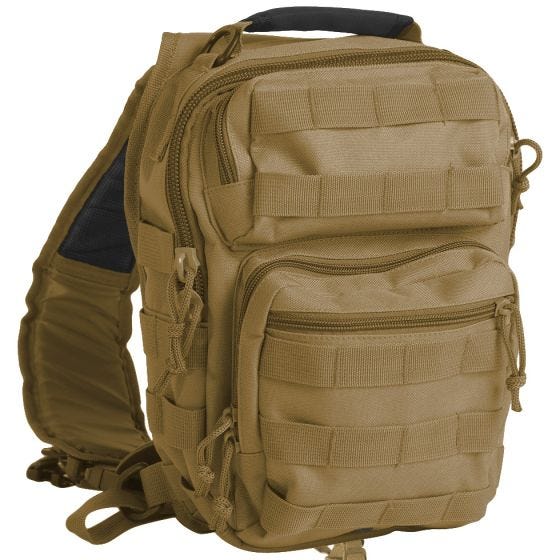 Mil-Tec Lille Assaultpakke med En Strop - Coyote