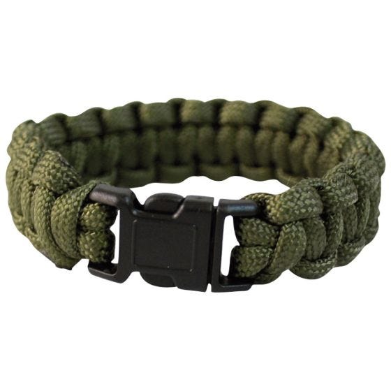Mil-Tec Håndledsbånd Parasnor 22 mm - Olivenfarvet