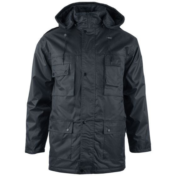 Mil-Tec Parka-dubon med Hætte - Dark Blue