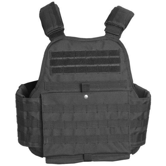 Mil-Tec Pladeholdervest - Sort