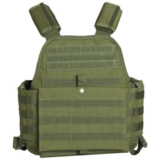 Mil-Tec Pladeholdervest - Olivenfarvet