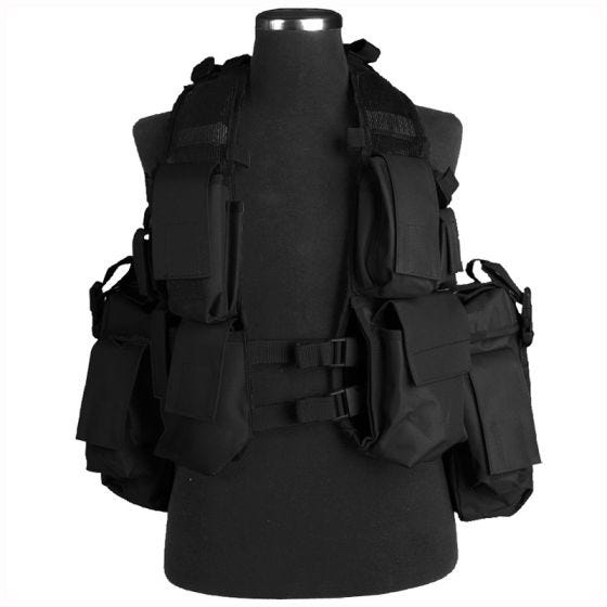 Mil-Tec South African Assault Vest - Sort