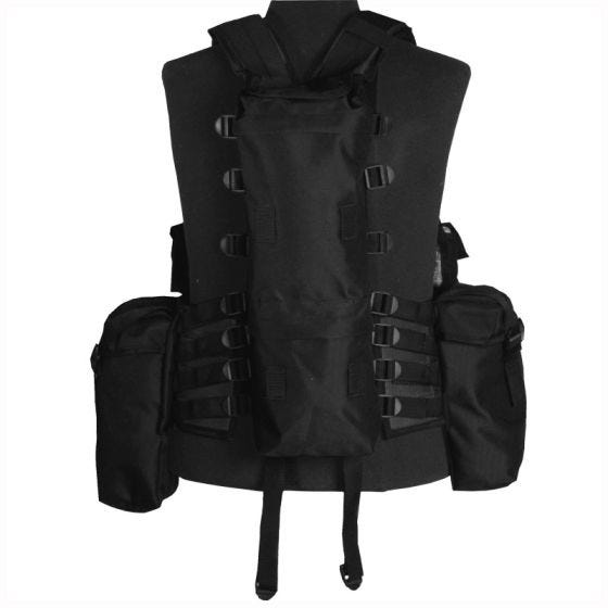Mil-Tec South African Assault Vest - Sort