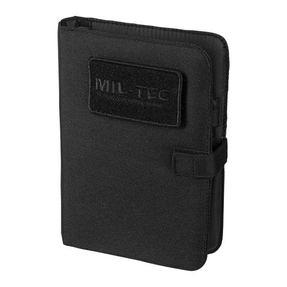 Mil-Tec Lille Notesbog Taktisk - Sort