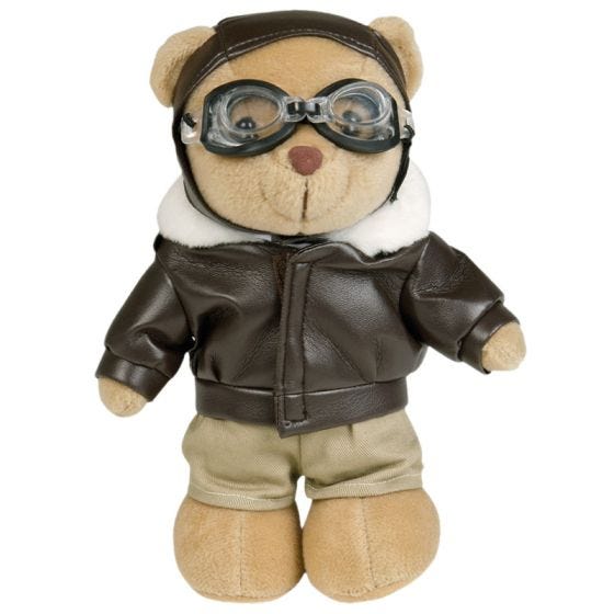Mil-Tec Pilot Teddybjørn