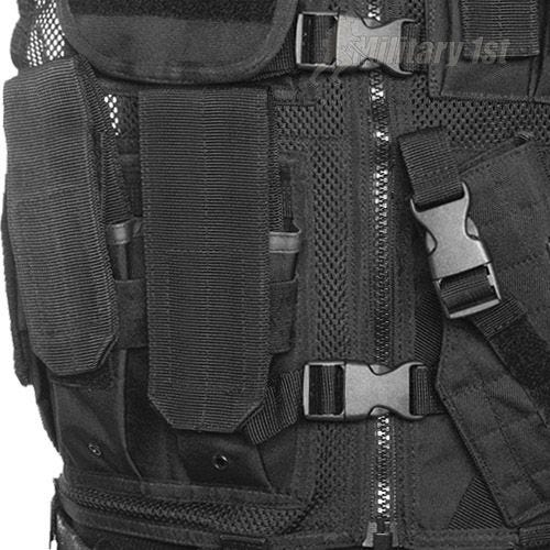 Mil-Tec USMC Taktisk Vest - Sort