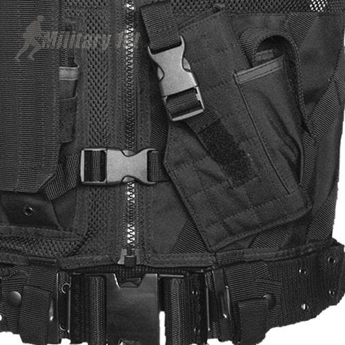 Mil-Tec USMC Taktisk Vest - Sort