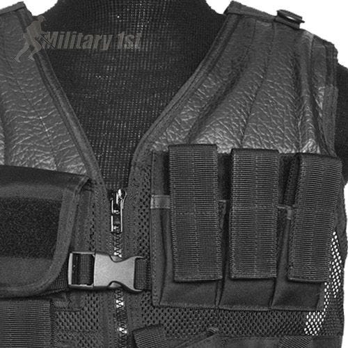 Mil-Tec USMC Taktisk Vest - Sort