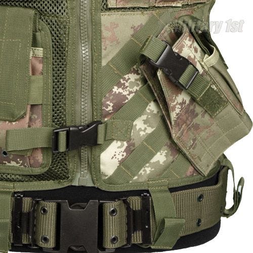 Mil-Tec USMC Taktisk Vest - Vegetato Woodland
