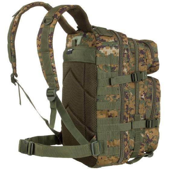 Mil-Tec MOLLE US Lille Assaultpakke - Digital Woodland