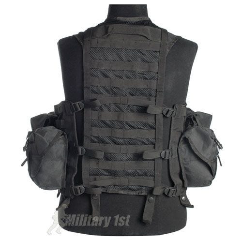 Mil-Tec Modular System Taktisk Vest - Sort