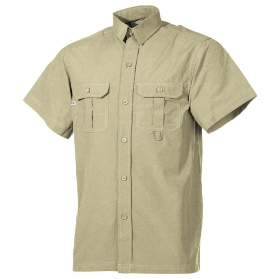 Fox Outdoor Kortærmet Skjorte Udendørs - Khaki