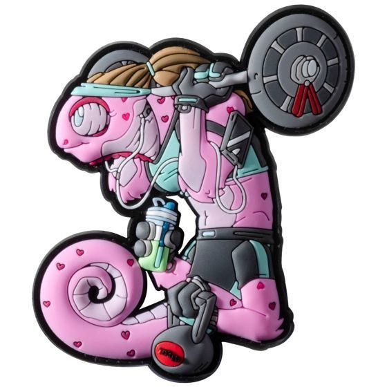 Patchlab Chameleon Fit Girl Mærke - Pink