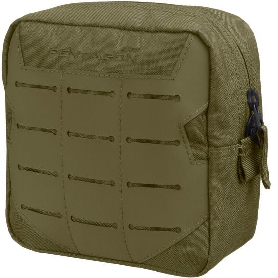 Pentagon Elpis 15x15 Pung 15x15 - Olivenfarvet